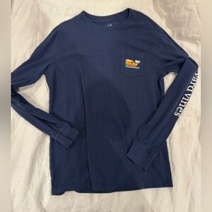 Vineyard Vines Astros Boys Shirt- medium Navy